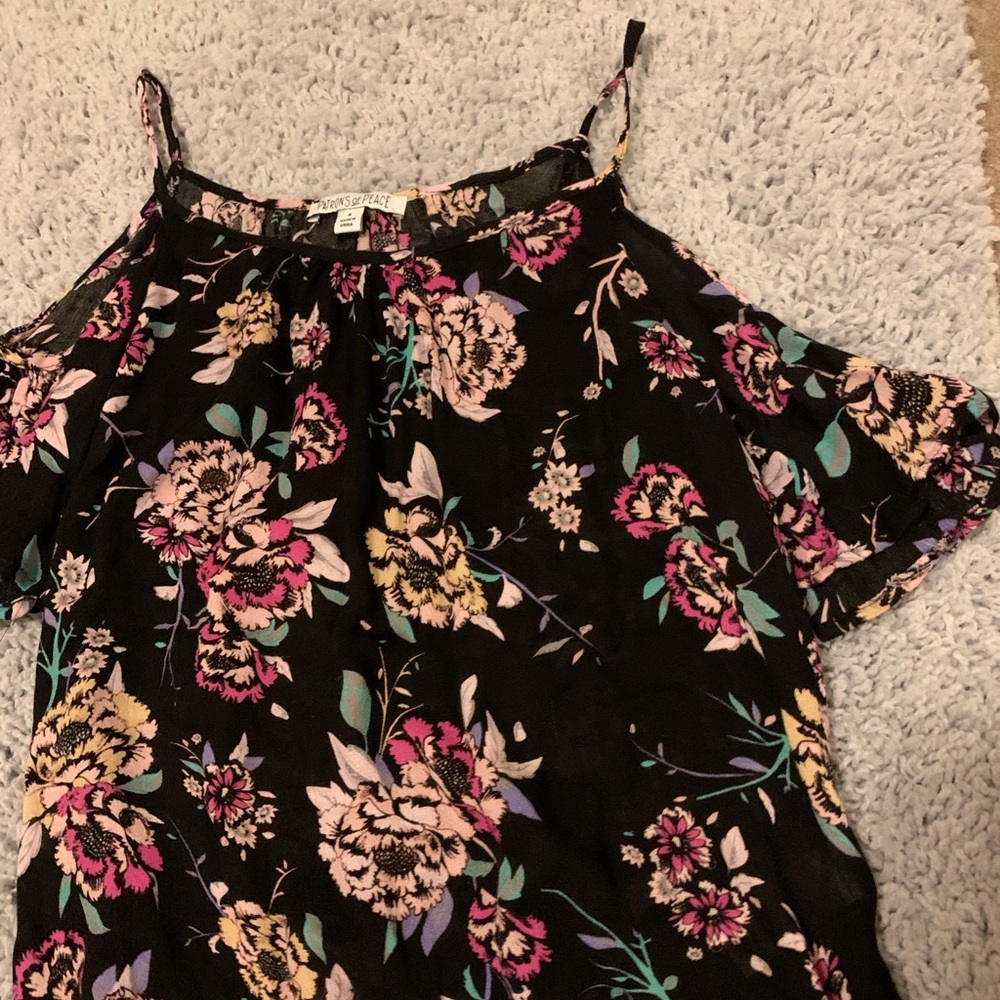 Patrons of Peace Off the Shoulder Top